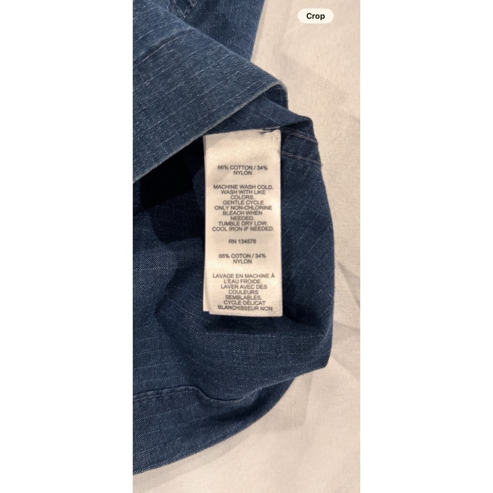 Vineyard Vines NWT Chore Jacket Men's XL Medium Blue Patch Pockets Buttons - Picture 8 of 8